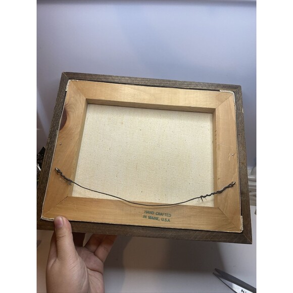 Marian? Still Life Basket Of Fruit Cherries And Orange Oil Painting On Canvas - Picture 7 of 9